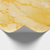 Marmergeel Cadeaupapier (Hoek)