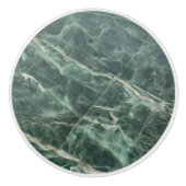 marmergroen patroon keramische knop (Voorkant)