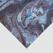 Marmering Blauw Tissuepapier (Detail)