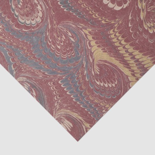 Marmering-eindpapier Tissuepapier (Detail)