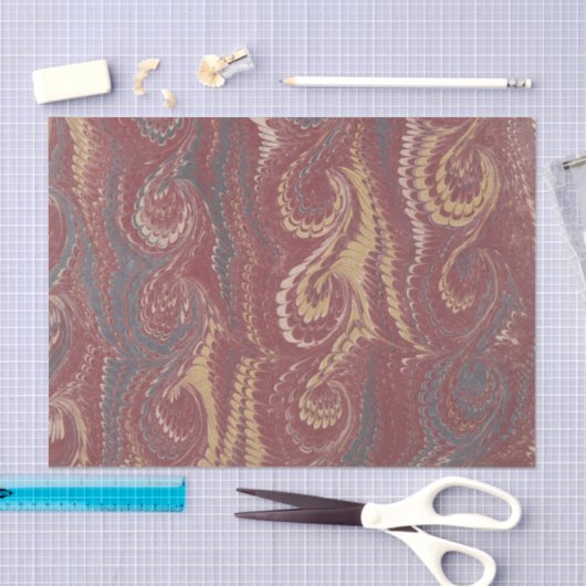 Marmering-eindpapier Tissuepapier (Craft)