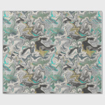 Marmering met turkoois aderen