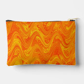 Marmering Oranje Geel Rood Patroon Klein Etui (Achterkant)