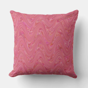 Marmering Roze Patroon Kussen