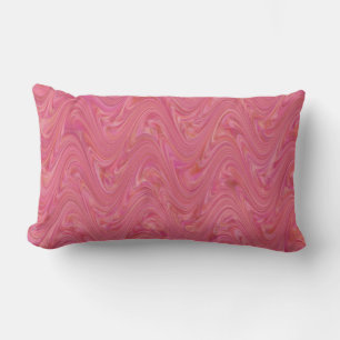 Marmering Roze Patroon Kussen