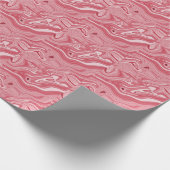 Marmeringskunst: rode Abstracte elegantie. Cadeaupapier (Hoek)