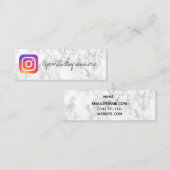 marmerinstagram mini visitekaartje (Voorkant / Achterkant)