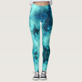 marmerjade leggings (Voorkant)