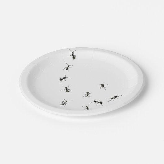 marmermieren papieren bordje (Gekanteld)