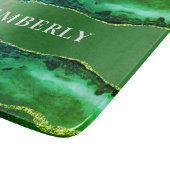 marmernaam van de marmer van Emerald green agate Snijplank (Hoek)
