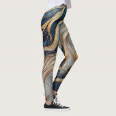 Marmerontwerp Leggings (Rechts)