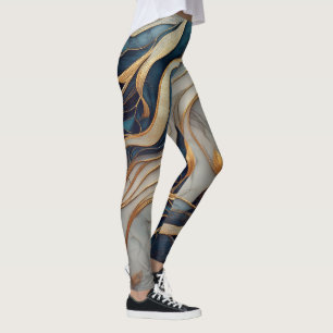 Marmerontwerp Leggings