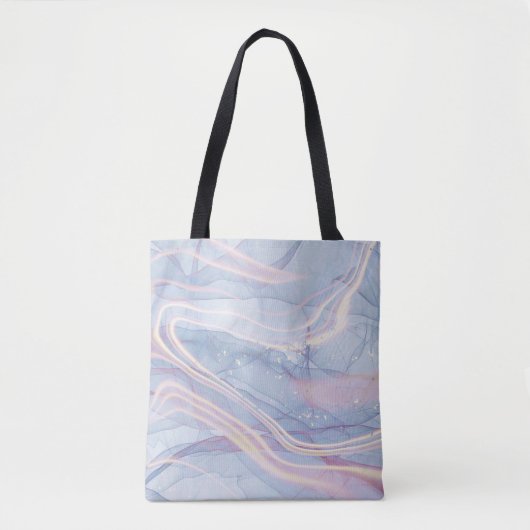 Marmerontwerp Tote Bag (Voorkant)