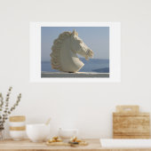 Marmerpaard Poster (Keuken)