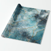 marmerpapier cadeaupapier (Uitgerold)