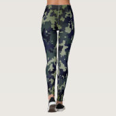 Marmerpatroon leggings (Achterkant)