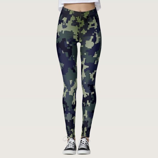 Marmerpatroon leggings (Voorkant)