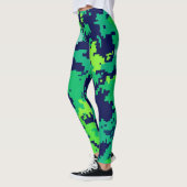 Marmerpatroon leggings (Links)