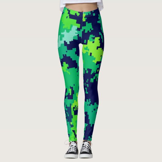 Marmerpatroon leggings (Voorkant)