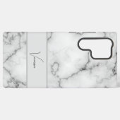 Marmerpatroon Personalisatie Samsung Galaxy Hoesje (Achterkant horizontaal)