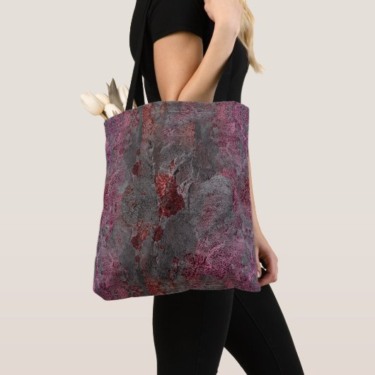 Marmerpatroon Tote Bag (Dichtbij)