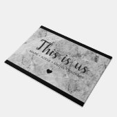 Marmerprint This Is Us Hart Deurmat (Schuin)