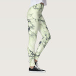 Marmersteen Leggings Modern Design<br><div class="desc">Witte Marmeren Steen Leggings Modern MIGNED Design</div>