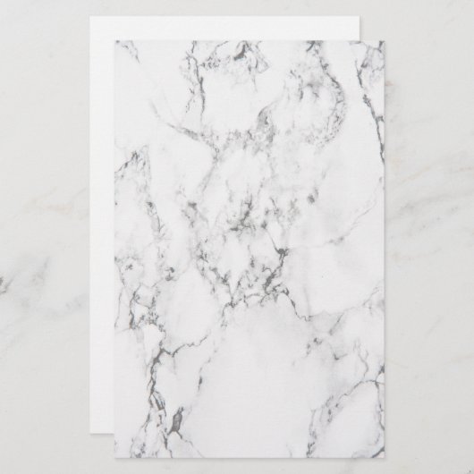 Marmertextuur Briefpapier (Voorkant / Achterkant)