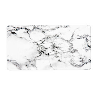 Marmertextuur Etiket