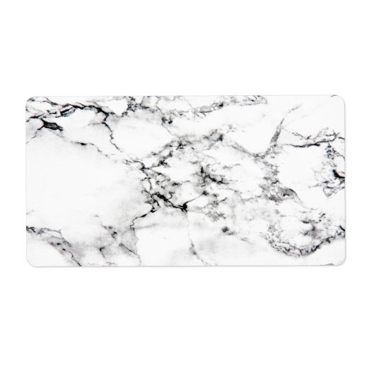 Marmertextuur Etiket (Voorkant)