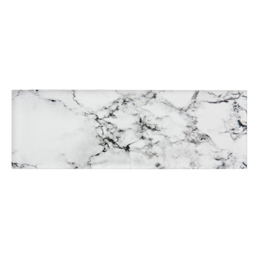 Marmertextuur Naambadge (Voorkant)