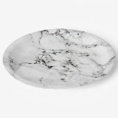 Marmertextuur Papieren Bordje (Gekanteld)