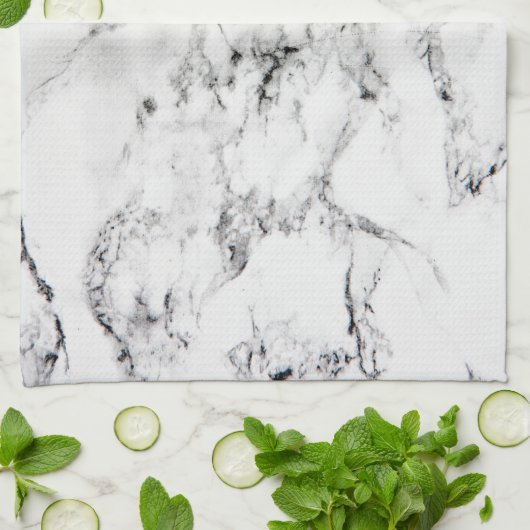 Marmertextuur Theedoek (Gevouwen)