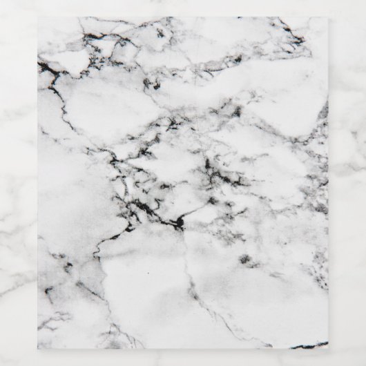 Marmertextuur Wijn Etiket (Enkel label)