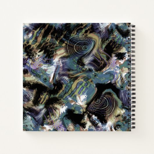 marmervis notitieboek (Achterkant)