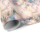 Marmervloeistof Abstract Patroon Cadeaupapier (Rol Hoek)