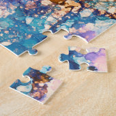 Marmervloeistof Abstract Patroon Legpuzzel (Zijkant)