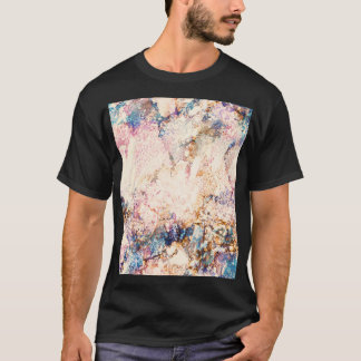 Marmervloeistof Abstract Patroon T-shirt