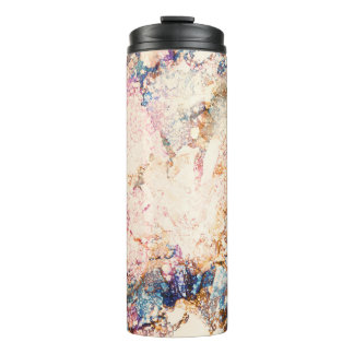 Marmervloeistof Abstract Patroon Thermosbeker