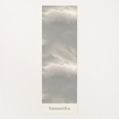 Marmerwolk Textuur Serene Luxe Yogamat (Voorkant)