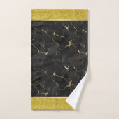 Marmerzwart & Goud Luxe Handdoekenset  Bad Handdoek (Handdoek)