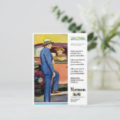 Marmon 68 - automatische reclame briefkaart (Staand voorkant)