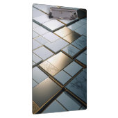Marmor Gold Fliesen Luxus Geometrie Klembord (Rechts)