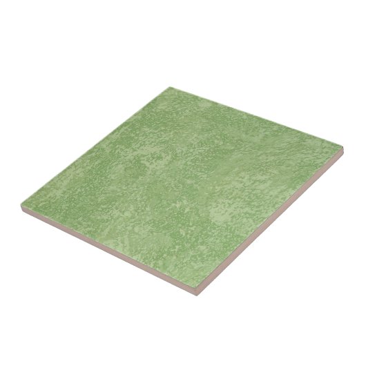 Marmorino Green Faux Finish Tegeltje (Zijkant)