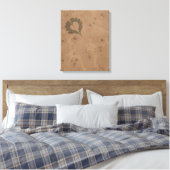 Marmorpapier Canvas Afdruk (Insitu (Slaapkamer))