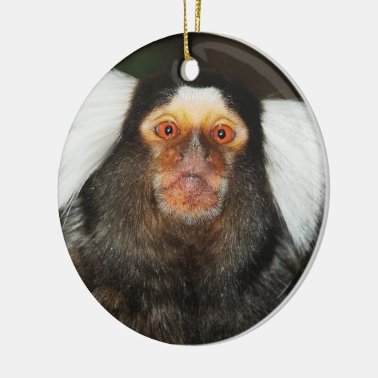 Marmoset hangende versiering keramisch ornament (Links)