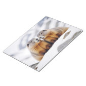 Marmot Animal Natuur Wildlife Affection Caring Notitieblok (Schuin)