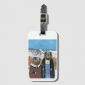 Marmot Bag Tag (Amerikaans Gotisch) Bagagelabel (Voorkant (verticaal))