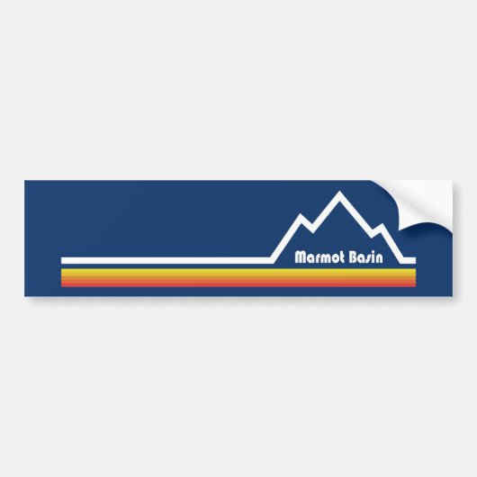 Marmot Basin Bumpersticker (Voorkant)