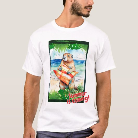 Marmot: "De zomer komt eraan!" T-shirt (Voorkant)